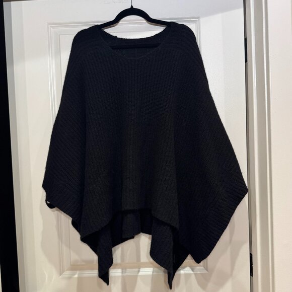 Naked Cashmere Hillary Textured Cashmere Poncho - OS Plus - Picture 1 of 12